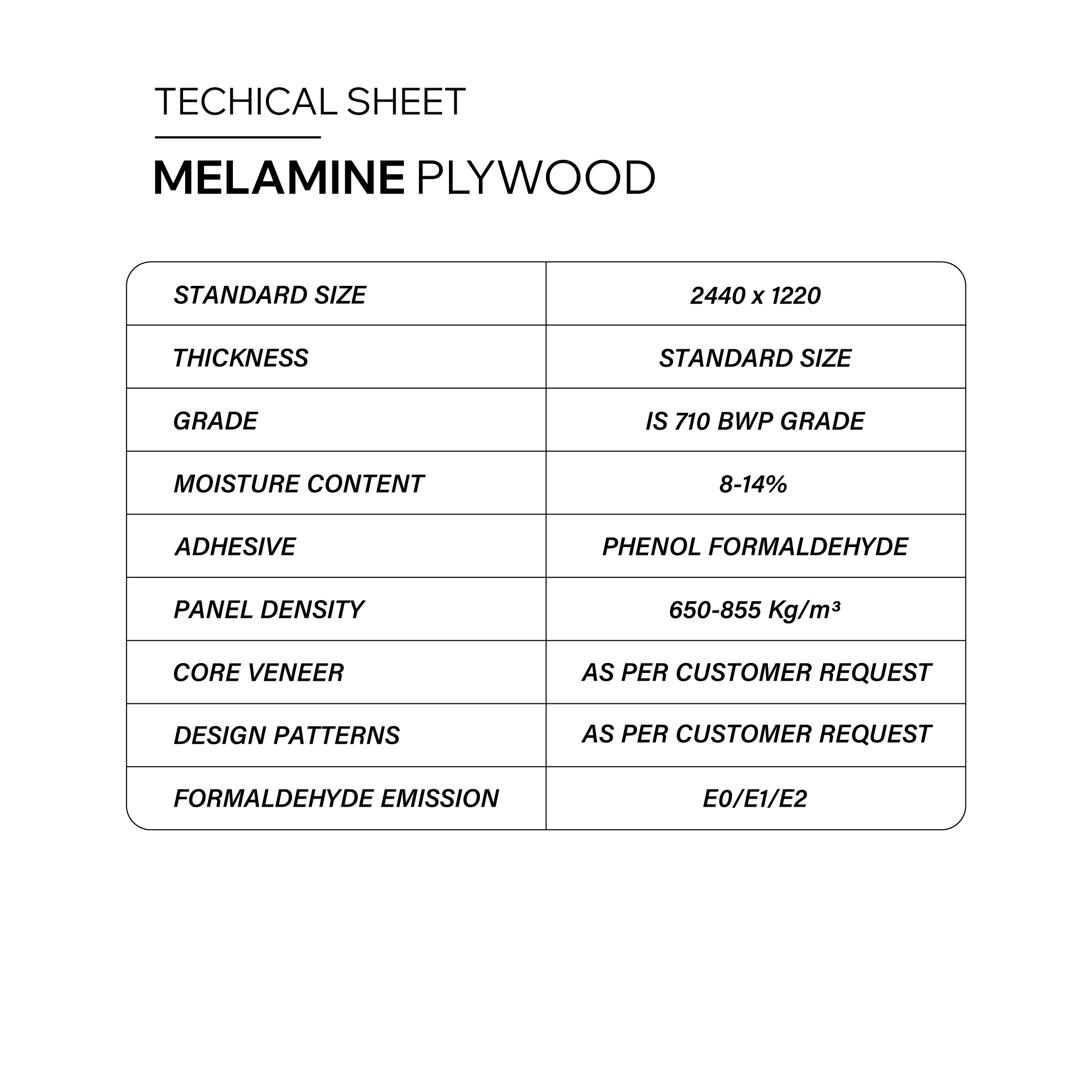 Melamine Ply TS-09